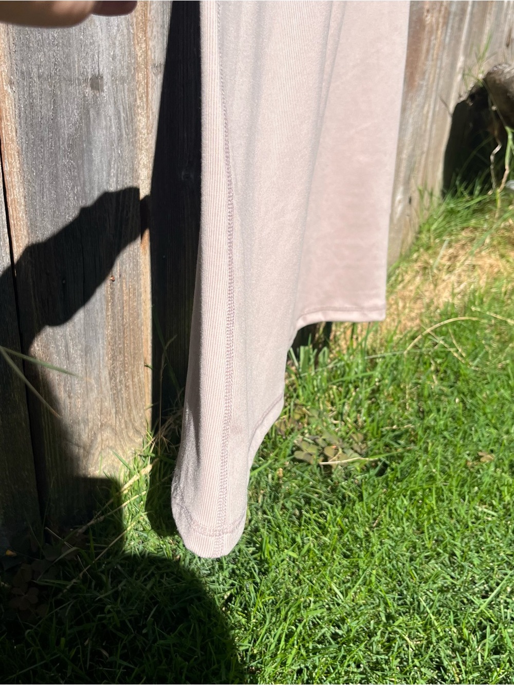 Yogalicious Lux oak brown illusion rib Scarlett flare jumpsuit Jumpsuit small - Picture 4 of 17
